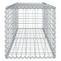 Cesta de gaviones con cubierta hierro galvanizado 200x50x50 cm en Macetas y jardineras | Comprar online en Foru.es
