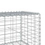Cesta de gaviones con cubierta hierro galvanizado 700x50x50 cm en Macetas y jardineras | Comprar online en Foru.es