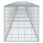 Cesta de gaviones con cubierta hierro galvanizado 800x50x50 cm en Macetas y jardineras | Comprar online en Foru.es