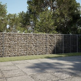 Cesta de gaviones con cubierta hierro galvanizado 500x50x100 cm en Macetas y jardineras | Comprar online en Foru.es