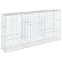 Cesta de gaviones con cubierta hierro galvanizado 300x50x150 cm en Macetas y jardineras | Comprar online en Foru.es