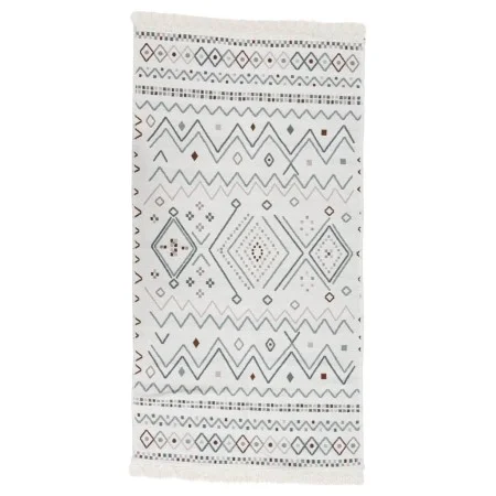 Alfombra de algodón beige y azul 120x180 cm de vidaXL, Alfombras - Ref: Foro24-340108, Precio: 36,77 €, Descuento: %