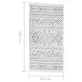 Alfombra de algodón beige y azul 120x180 cm de vidaXL, Alfombras - Ref: Foro24-340108, Precio: 36,77 €, Descuento: %