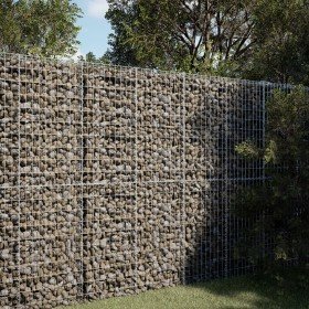 Cesta de gaviones con cubierta hierro galvanizado 100x50x200 cm en Macetas y jardineras | Comprar online en Foru.es