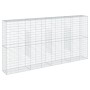 Cesta de gaviones con cubierta hierro galvanizado 400x50x200 cm en Macetas y jardineras | Comprar online en Foru.es