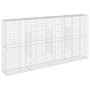 Cesta de gaviones con cubierta hierro galvanizado 400x50x200 cm en Macetas y jardineras | Comprar online en Foru.es