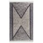 Alfombra de algodón negra y gris 160x230 cm de vidaXL, Alfombras - Ref: Foro24-340091, Precio: 53,87 €, Descuento: %