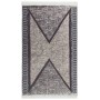 Alfombra de algodón negra y gris 160x230 cm de vidaXL, Alfombras - Ref: Foro24-340091, Precio: 54,47 €, Descuento: %