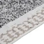 Alfombra de algodón negra y gris 160x230 cm de vidaXL, Alfombras - Ref: Foro24-340091, Precio: 53,87 €, Descuento: %
