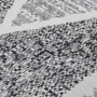 Alfombra de algodón negra y gris 160x230 cm de vidaXL, Alfombras - Ref: Foro24-340091, Precio: 54,47 €, Descuento: %