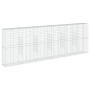 Cesta de gaviones con cubierta hierro galvanizado 600x50x200 cm en Macetas y jardineras | Comprar online en Foru.es