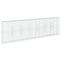 Cesta de gaviones con cubierta hierro galvanizado 700x50x200 cm en Macetas y jardineras | Comprar online en Foru.es