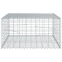 Cesta de gaviones con cubierta hierro galvanizado 100x100x50 cm en Macetas y jardineras | Comprar online en Foru.es