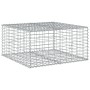 Cesta de gaviones con cubierta hierro galvanizado 100x100x50 cm en Macetas y jardineras | Comprar online en Foru.es