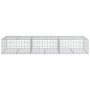 Cesta de gaviones con cubierta hierro galvanizado 300x100x50 cm en Macetas y jardineras | Comprar online en Foru.es