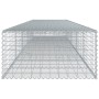 Cesta de gaviones con cubierta hierro galvanizado 500x100x50 cm en Macetas y jardineras | Comprar online en Foru.es