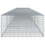 Cesta de gaviones con cubierta hierro galvanizado 700x100x50 cm en Macetas y jardineras | Comprar online en Foru.es