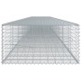 Cesta de gaviones con cubierta hierro galvanizado 900x100x50 cm en Macetas y jardineras | Comprar online en Foru.es