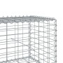 Cesta de gaviones con cubierta hierro galvanizado 1000x100x50cm en Macetas y jardineras | Comprar online en Foru.es