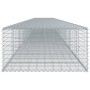 Cesta de gaviones con cubierta hierro galvanizado 1100x100x50cm en Macetas y jardineras | Comprar online en Foru.es