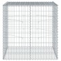 Cesta gaviones con cubierta hierro galvanizado 100x100x100 cm en Macetas y jardineras | Comprar online en Foru.es