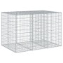 Cesta de gaviones con cubierta hierro galvanizado 150x100x100cm en Macetas y jardineras | Comprar online en Foru.es