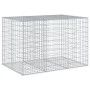 Cesta de gaviones con cubierta hierro galvanizado 150x100x100cm en Macetas y jardineras | Comprar online en Foru.es