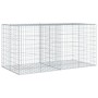Cesta de gaviones con cubierta hierro galvanizado 200x100x100cm en Macetas y jardineras | Comprar online en Foru.es