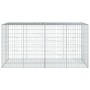 Cesta de gaviones con cubierta hierro galvanizado 200x100x100cm en Macetas y jardineras | Comprar online en Foru.es