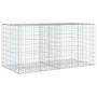 Cesta de gaviones con cubierta hierro galvanizado 200x100x100cm en Macetas y jardineras | Comprar online en Foru.es