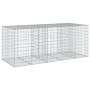 Cesta de gaviones con cubierta hierro galvanizado 250x100x100cm en Macetas y jardineras | Comprar online en Foru.es