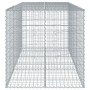 Cesta de gaviones con cubierta hierro galvanizado 300x100x100cm en Macetas y jardineras | Comprar online en Foru.es