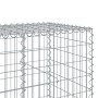 Cesta de gaviones con cubierta hierro galvanizado 550x100x100cm en Macetas y jardineras | Comprar online en Foru.es