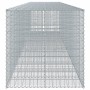 Cesta de gaviones con cubierta hierro galvanizado 650x100x100cm en Macetas y jardineras | Comprar online en Foru.es