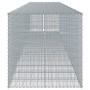 Cesta de gaviones con cubierta hierro galvanizado 750x100x100cm en Macetas y jardineras | Comprar online en Foru.es