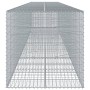 Cesta de gaviones con cubierta hierro galvanizado 800x100x100cm en Macetas y jardineras | Comprar online en Foru.es