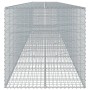 Cesta gaviones con cubierta hierro galvanizado 900x100x100 cm en Macetas y jardineras | Comprar online en Foru.es