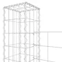 Cesta de gaviones forma de U 6 postes de hierro 620x20x200 cm de vidaXL, Paneles de vallas - Ref: Foro24-151293, Precio: 385,...