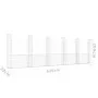 Cesta de gaviones forma de U 6 postes de hierro 620x20x200 cm de vidaXL, Paneles de vallas - Ref: Foro24-151293, Precio: 385,...