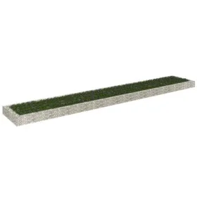 Steel gabion bed 600x100x20 cm by vidaXL, Pots and planters - Ref: Foro24-151316, Price: 82,69 €, Discount: %
