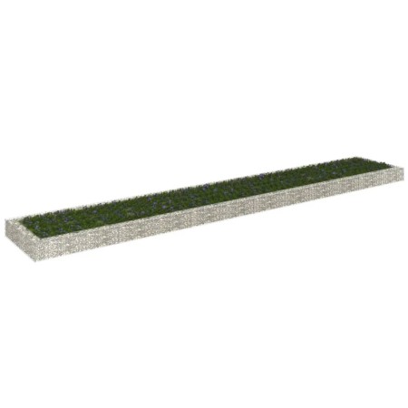 Arriate de gaviones de acero 600x100x20 cm de vidaXL, Maceteros y jardineras - Ref: Foro24-151316, Precio: 81,26 €, Descuento: %
