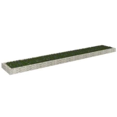 Arriate de gaviones de acero 600x100x20 cm de vidaXL, Maceteros y jardineras - Ref: Foro24-151316, Precio: 82,69 €, Descuento: %
