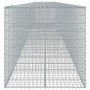 Cesta gaviones con cubierta hierro galvanizado 1100x100x100 cm en Macetas y jardineras | Comprar online en Foru.es