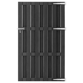 Gray WPC garden door 100x180 cm by vidaXL, garden gates - Ref: Foro24-318105, Price: 197,23 €, Discount: %