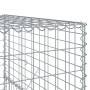 Cesta de gaviones con cubierta hierro galvanizado 500x100x150cm en Macetas y jardineras | Comprar online en Foru.es