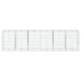 Cesta de gaviones con cubierta hierro galvanizado 600x100x150cm en Macetas y jardineras | Comprar online en Foru.es