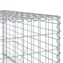 Cesta de gaviones con cubierta hierro galvanizado 600x100x150cm en Macetas y jardineras | Comprar online en Foru.es
