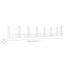 Cesta de gaviones forma de U 7 postes de hierro 740x20x150 cm de vidaXL, Paneles de vallas - Ref: Foro24-151287, Precio: 347,...