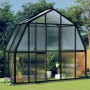 Invernadero con estructura de aluminio gris antracita 3,3 m² de vidaXL, Invernaderos - Ref: Foro24-317824, Precio: 545,37 €, ...
