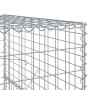 Cesta de gaviones con cubierta hierro galvanizado 800x100x150cm en Macetas y jardineras | Comprar online en Foru.es